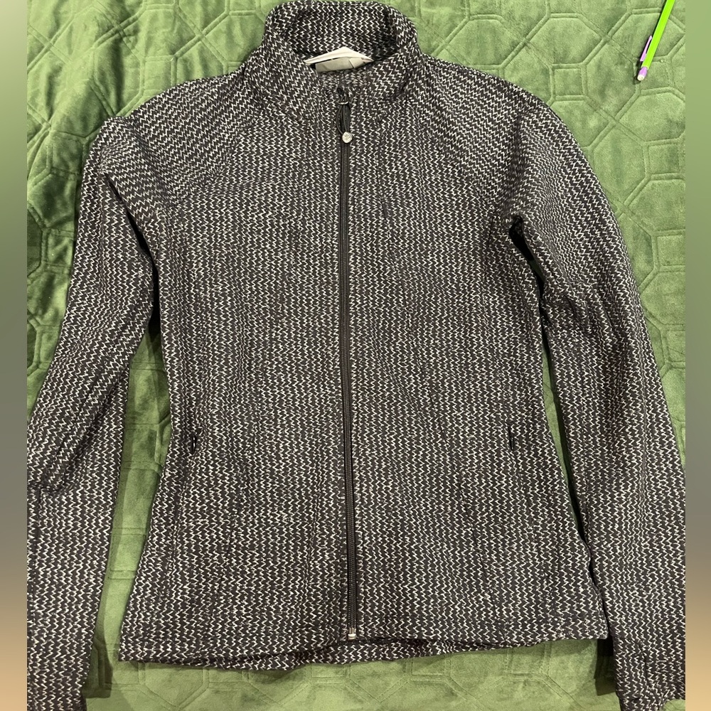 Athleta Black Herringbone Jacket - image 5